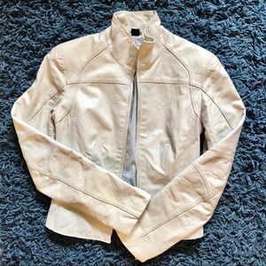 Pink Victoria’s Secret Moto Leather Jacket